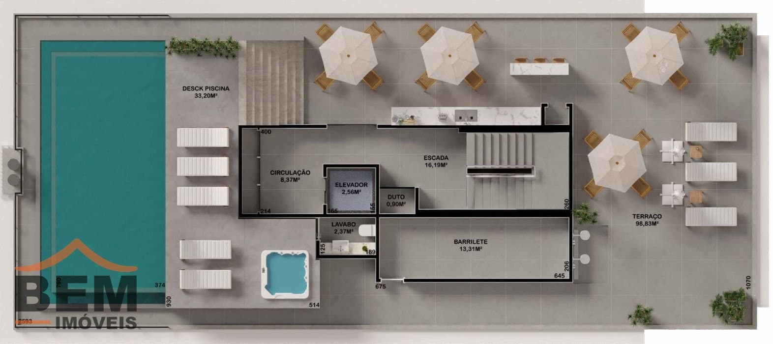 Apartamento para Venda com 3 quartos e 149m² no bairro Praia Grande, em Penha