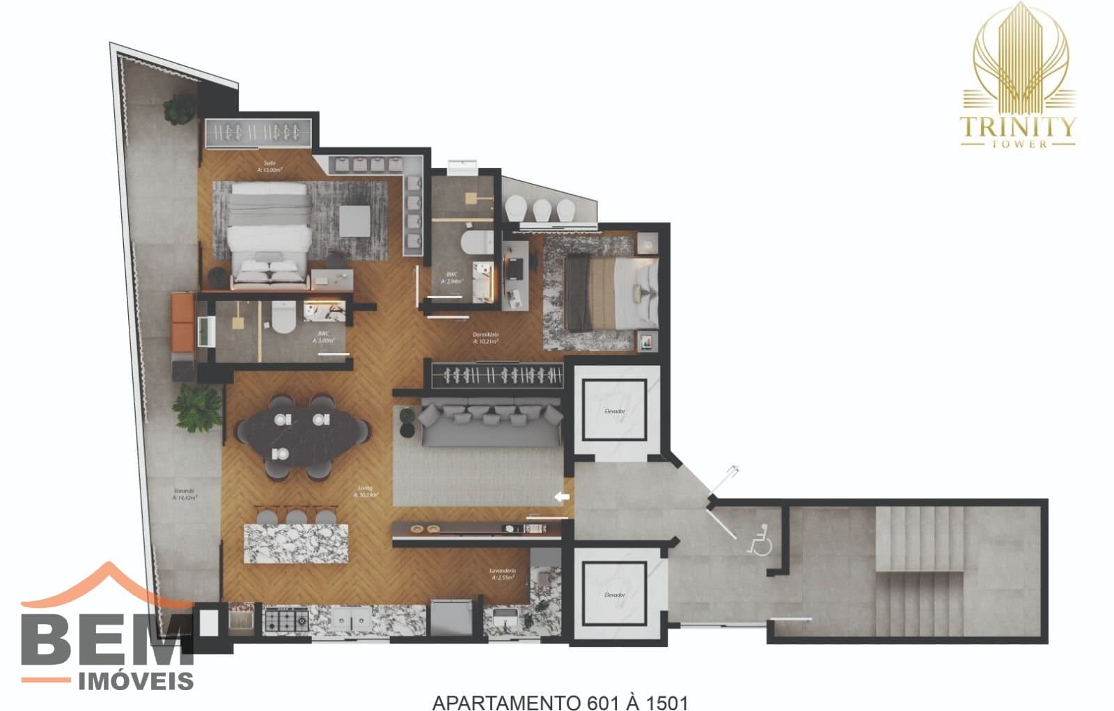 Apartamento para Venda com 2 quartos e 76m² no bairro Fazenda, em Itajaí