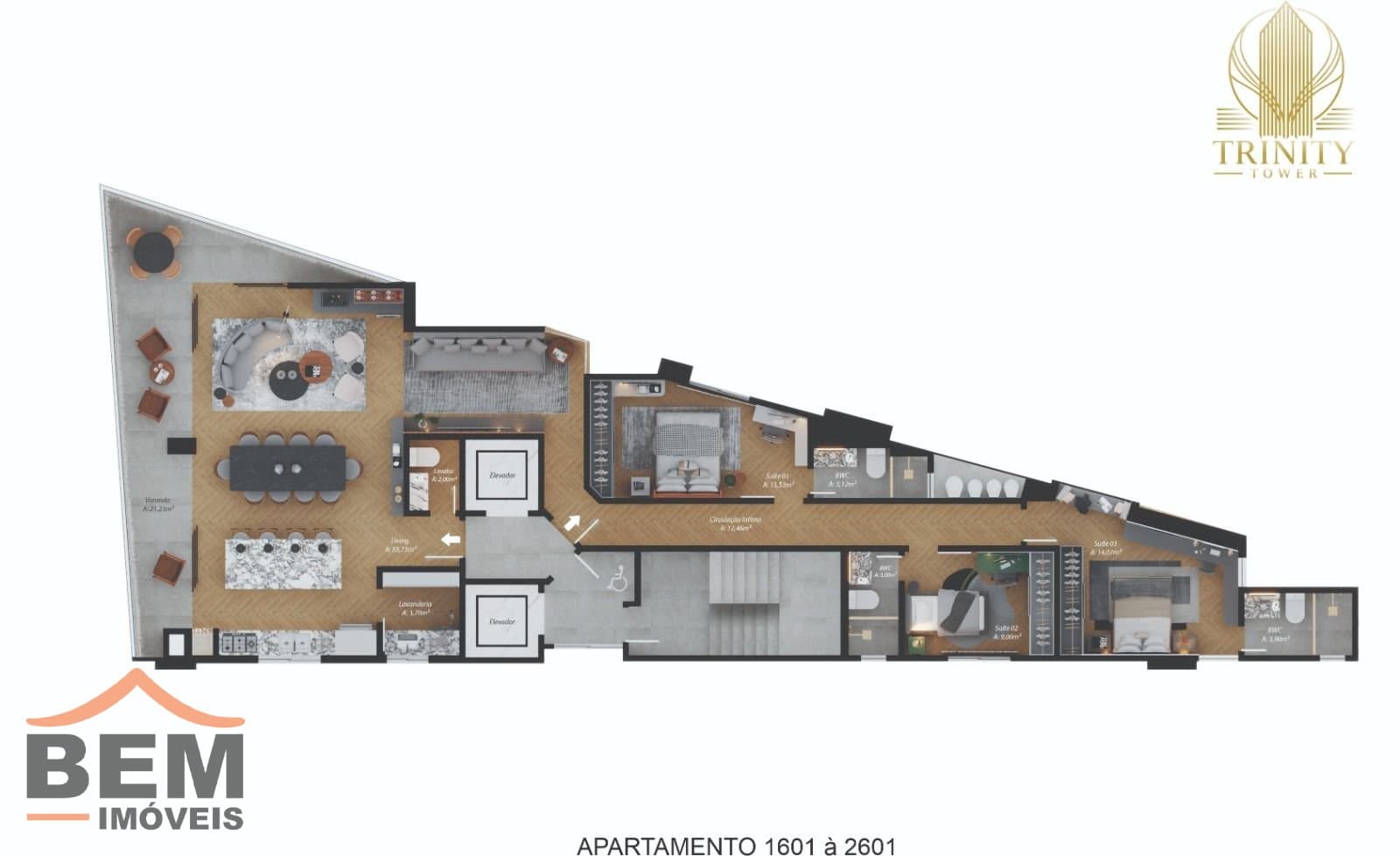 Apartamento para Venda com 2 quartos e 76m² no bairro Fazenda, em Itajaí
