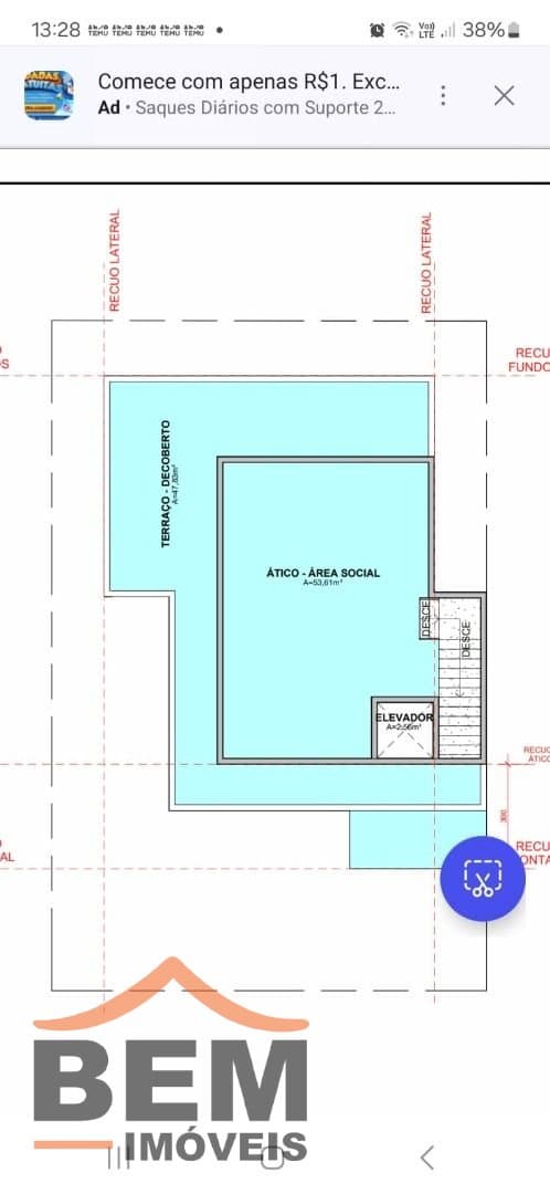Terreno para Venda no bairro Cabeçudas, em Itajaí