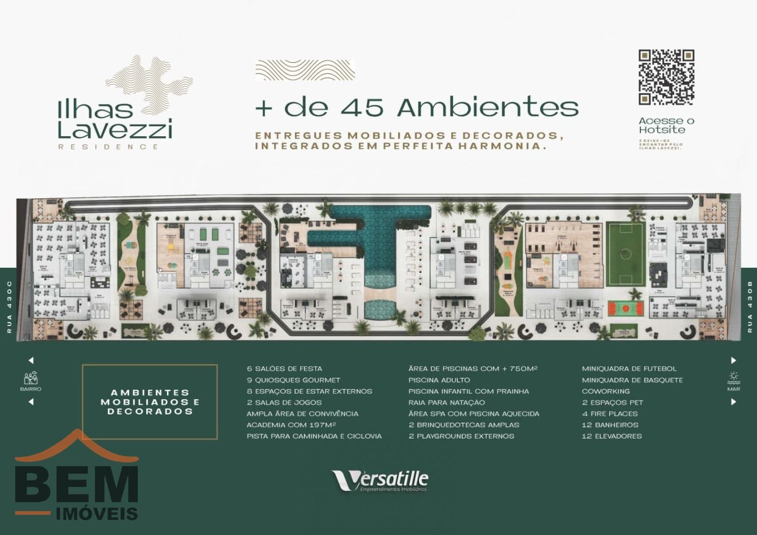 Apartamento para Venda com 2 quartos e 69m² no bairro Morretes, em Itapema