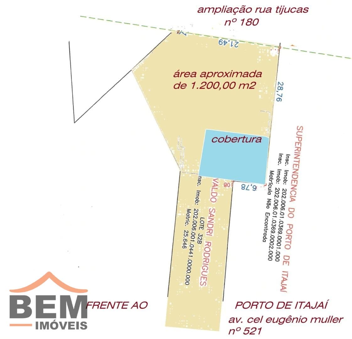 Terreno para Venda no bairro Centro, em Itajaí