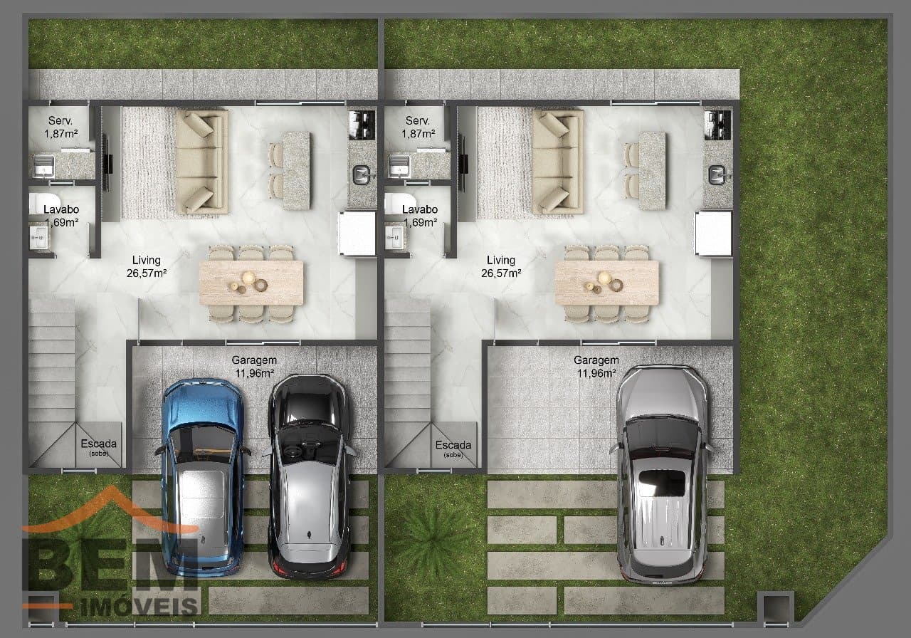 Casa para Venda com 3 quartos e 104m² no bairro São João, em Itajaí