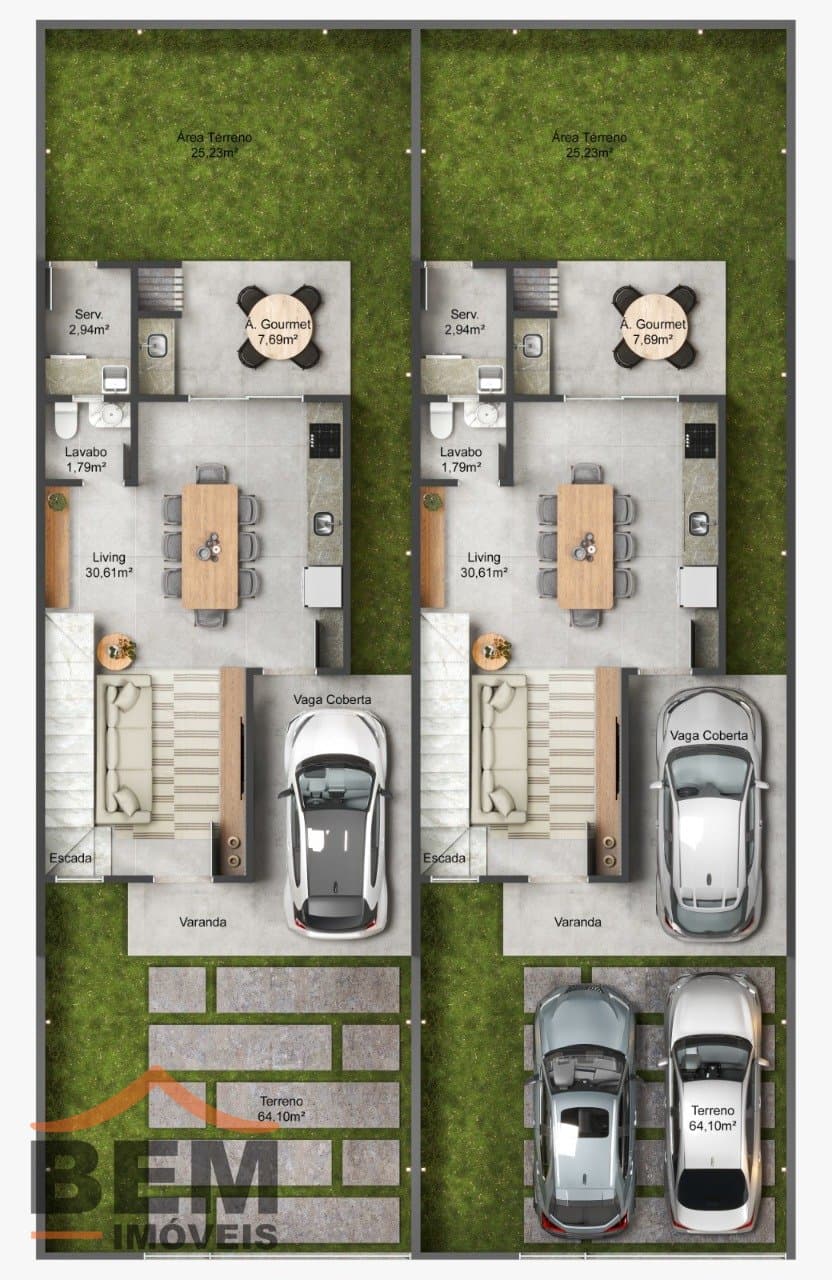 Sobrado para Venda com 3 quartos e 117m² no bairro Barra do Rio, em Itajaí