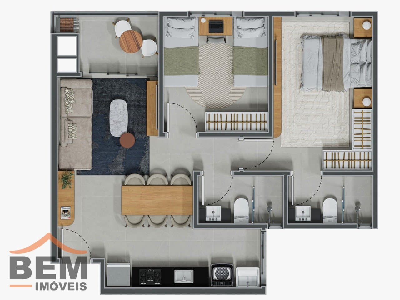 Apartamento para Venda com 2 quartos e 60m² no bairro Rio Pequeno, em Camboriú: 2bbe11ac-5576-4e0c-bcc7-6e70dd994004