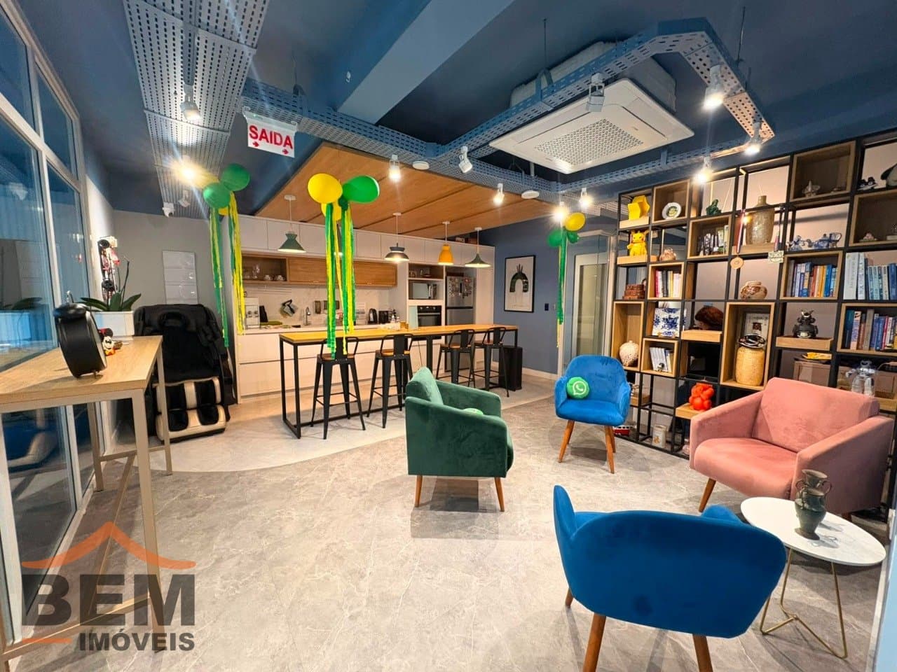 Sala Comercial para Locação com 7m² no bairro Centro, em Itajaí: 4 - ÁREA DE DESCANSO