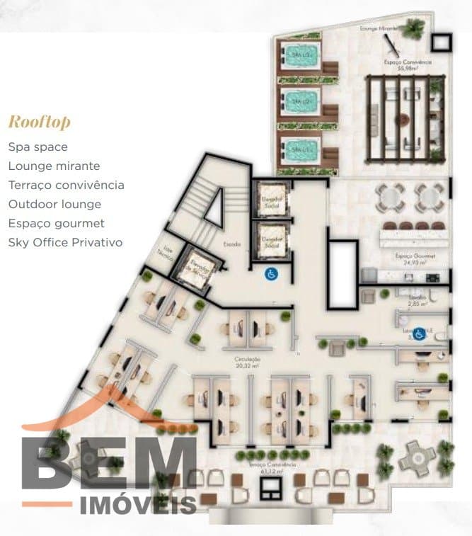 Apartamento para Venda com 3 quartos e 92m² no bairro Fazenda, em Itajai
