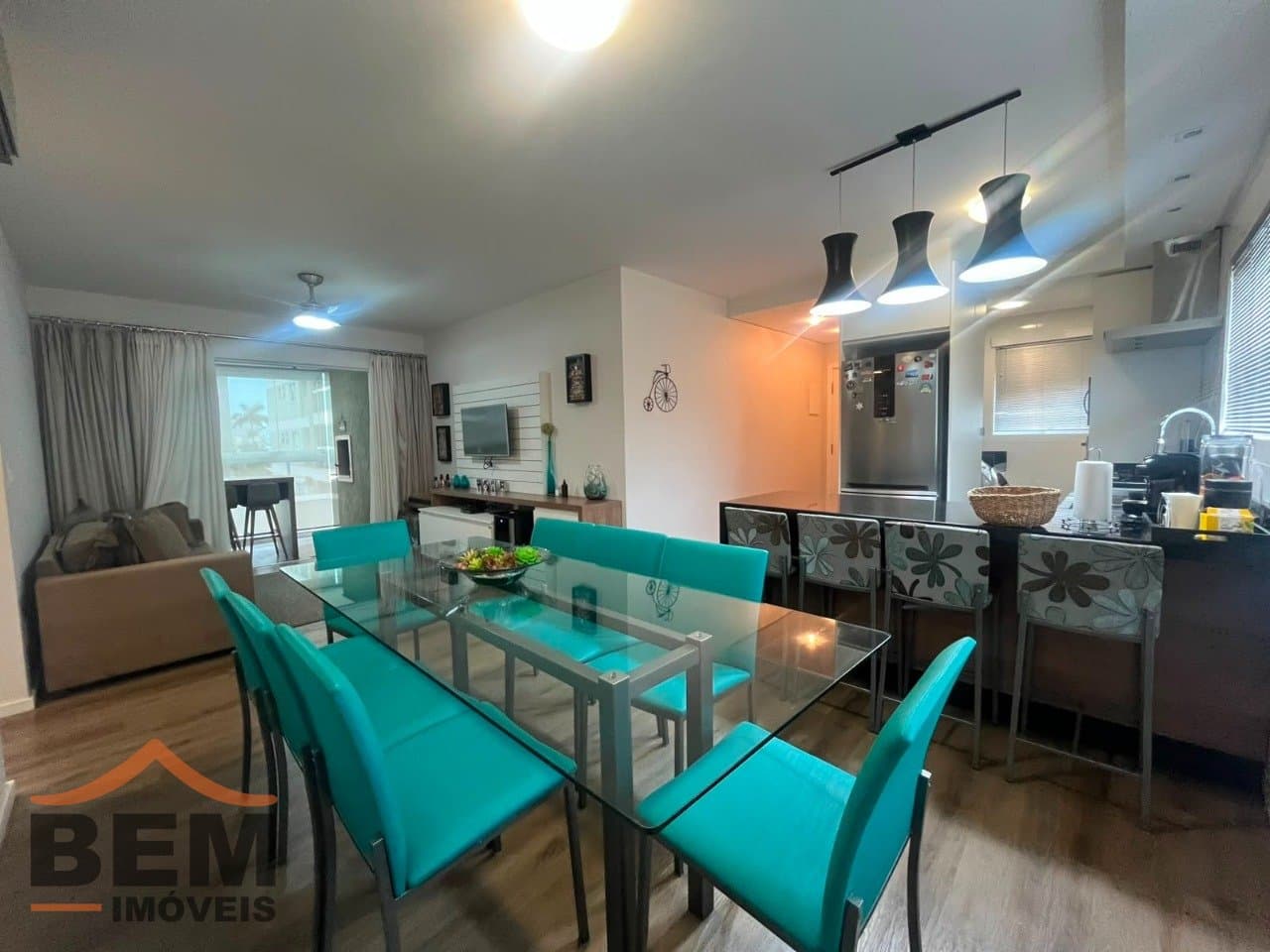 Apartamento para Locação com 3 quartos e 90m² no bairro Praia Brava de Itajaí, em Itajaí